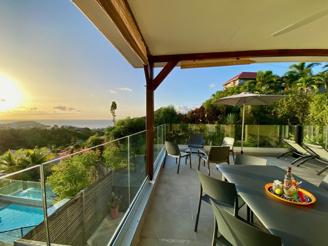 Location villa Trois Ilet Martinique 2 chambres - Terrasse